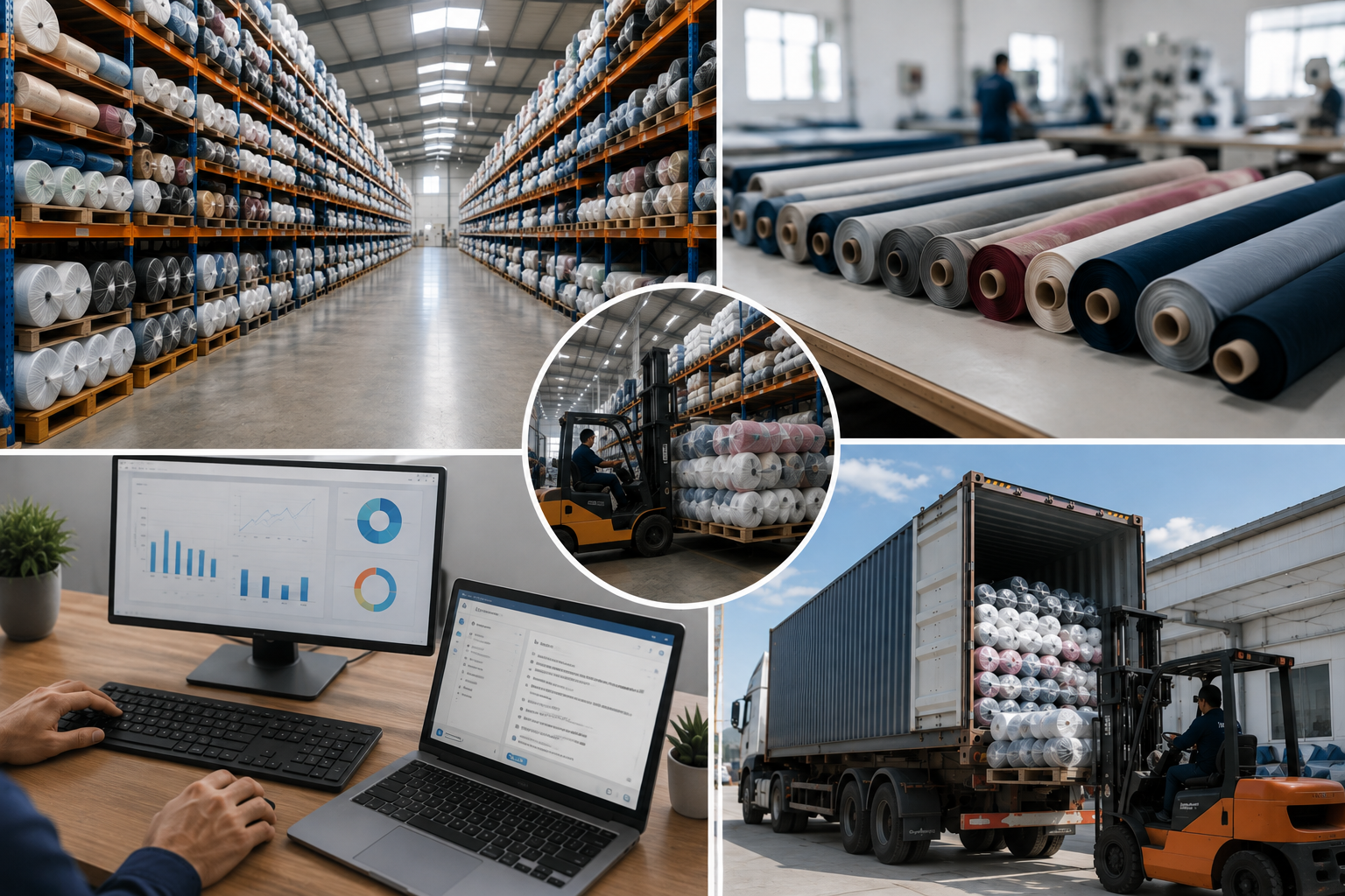 Process complet MAYTEX: stockage, suivi et export