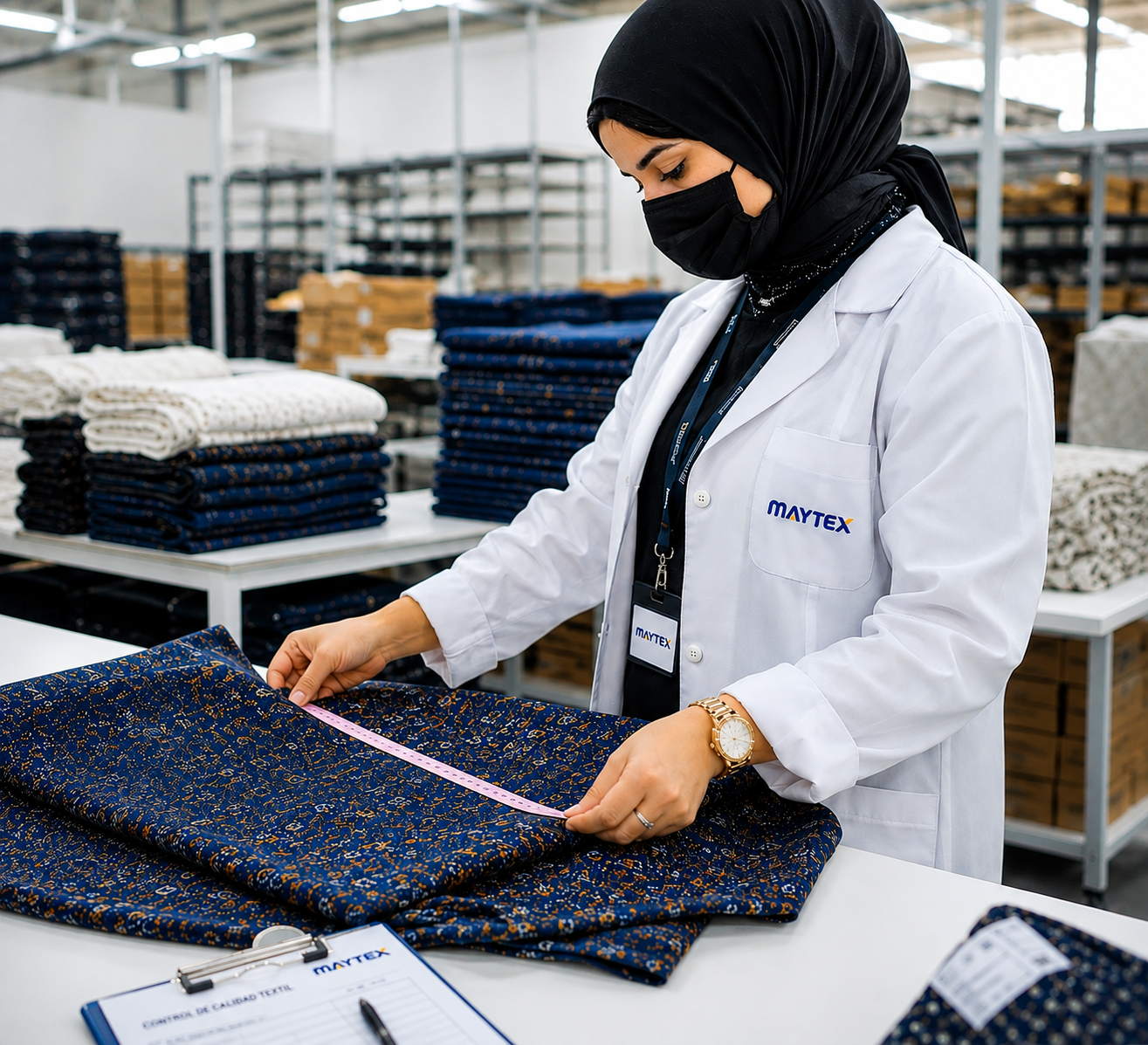 Controle qualite textile
